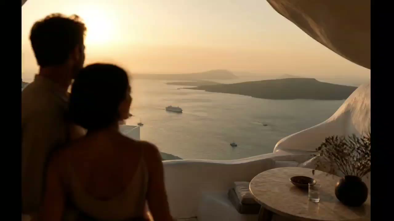 Santorini caldera views filmed by BY SANTORINIANS