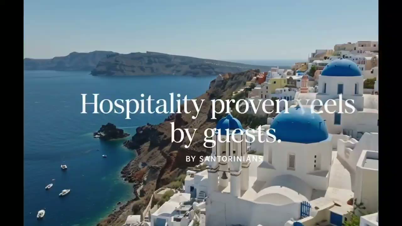 Hospitality proven by guests in Santorini